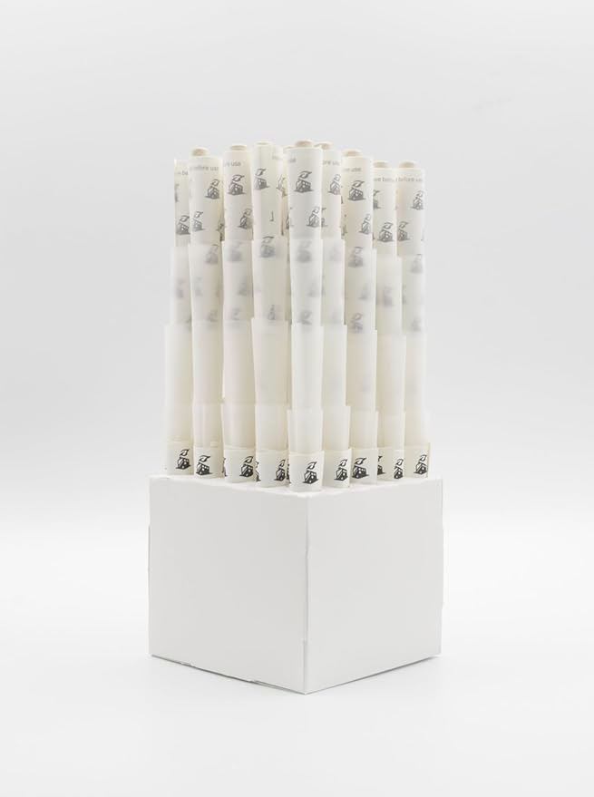 1 ¼ Pre-Rolled Paper Cones | 100ct Pack | Natural Unbleached Rolling Papers | Slow and Smooth Burning